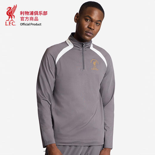 【官网同款】利物浦俱乐部 | 灰色半拉链插肩外套夹克伊斯坦布尔 商品图1