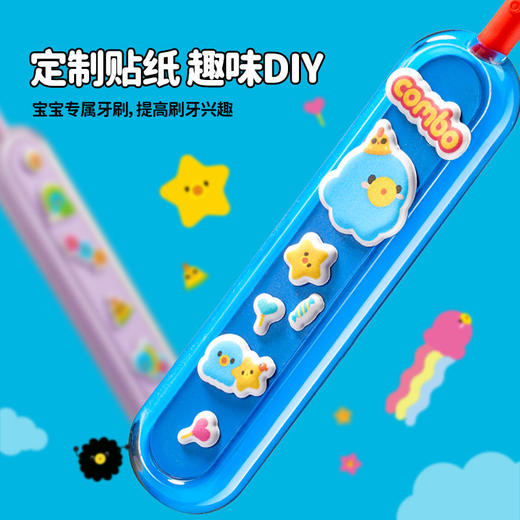 combo儿童软毛牙刷宝宝3-12岁训练护齿含氟 商品图4
