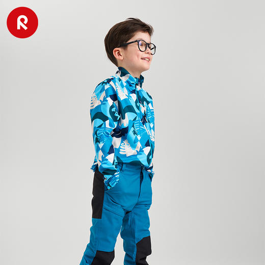 芬兰Reima2025春夏新款男女儿童大童弹力运动保暖针织夹克 商品图4