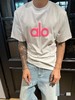 点此购买 ALO女士夏日多巴胺撞色字母短袖T恤 逸 317130 商品缩略图9
