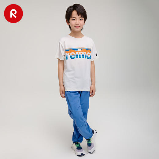 芬兰Reima2025春夏新款男女儿童中童运动木糖醇印花短袖T恤 商品图4