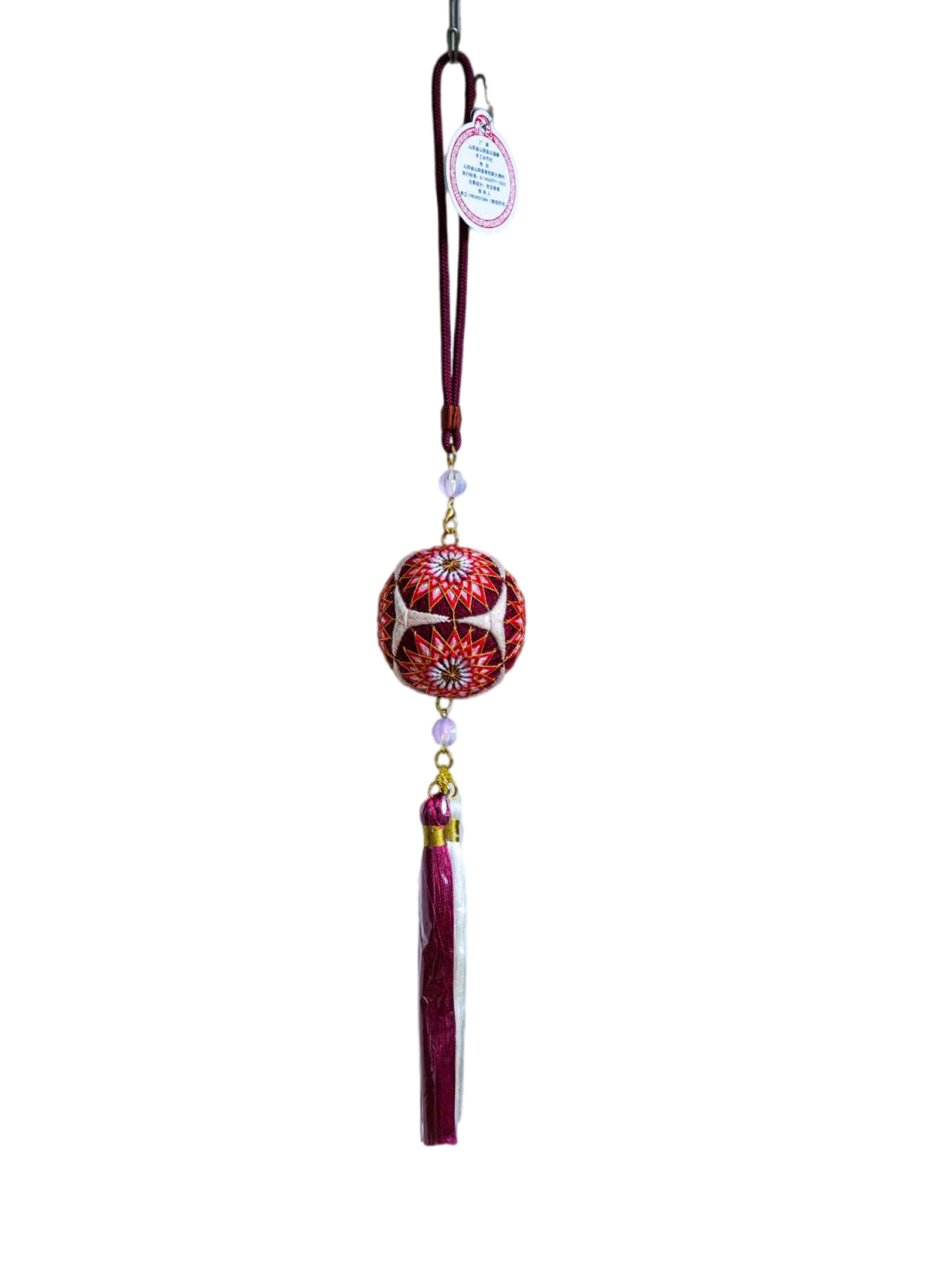 卫红宇非遗手工苦豆豆多瓣绣球