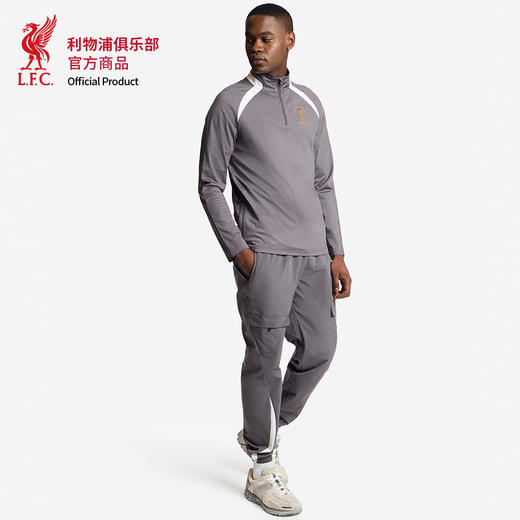 【官网同款】利物浦俱乐部 | 灰色半拉链插肩外套夹克伊斯坦布尔 商品图3