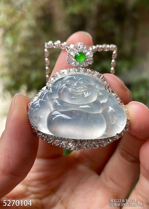 玻璃种佛公吊坠   89999【5270104】 商品图1