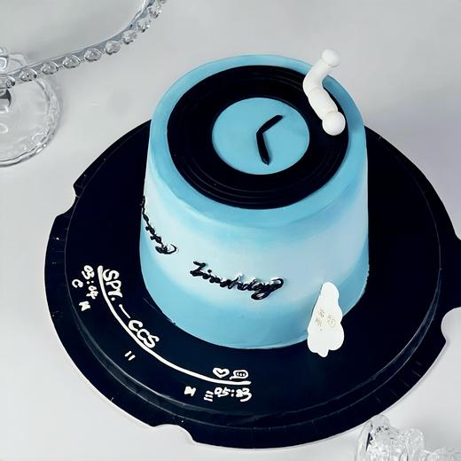 烤爱·蓝色唱片机·ins风系列·男士蛋糕·生日蛋糕/节日蛋糕/聚会/下午茶/巨巨巨出片！ 商品图0
