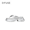 Dfuse迪芙斯2025夏季新款百搭休闲凉拖花钻扣厚底百搭人字拖鞋女鞋DFD2110111 商品缩略图10