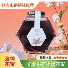【占花黑蜂】洛神花蜜 500g一斤装 东北黑蜂 爆燃口感