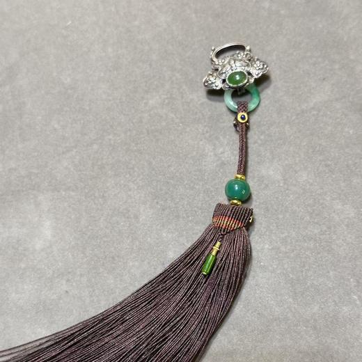 翡翠圆环编艺多宝压襟 商品图0