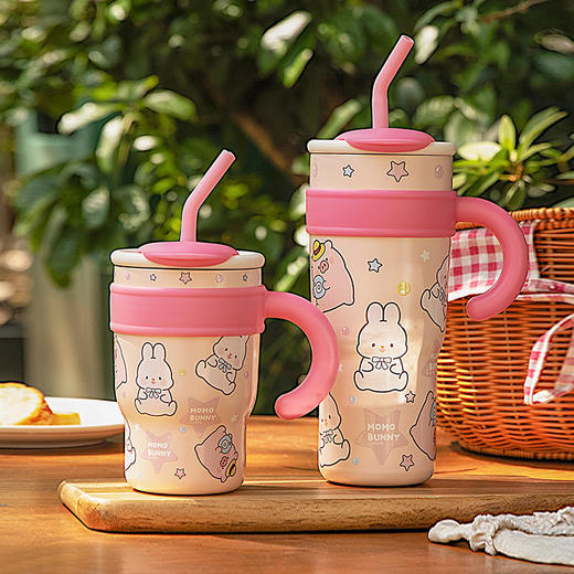 摩登主妇保冷保温杯大容量水杯2025新款杯子吸管杯生日礼物冰霸杯 商品图0