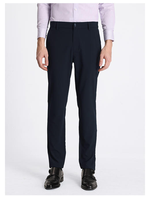 callisto藏青微弹混纺休闲裤 商品图2