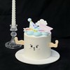 烤爱·我要变强壮·ins风系列·蓝色蛋糕·生日蛋糕/节日蛋糕/聚会/下午茶/呆萌呆萌的好可爱！ 商品缩略图0