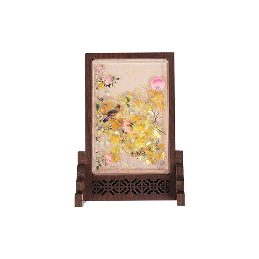 大英博物馆 东方梦境系列 雀绕花枝流沙屏风 冰箱贴摆件 商品图4