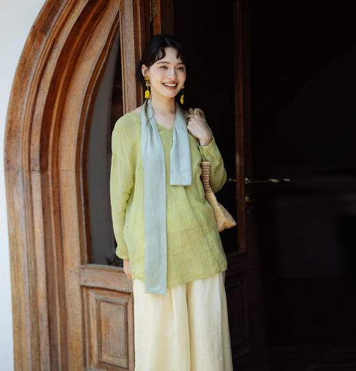 绽放H2395朵100%真丝桑蚕丝亲肤高级感舒适夏季百搭围巾丝巾 商品图2