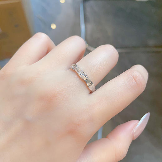 【限时8.8折】【线上铂金馆】PT950 【国际铂金协会】铂金喜结连理情侣戒男戒固口圈戒(BJZ00154-A)预售产品下单后不退款不退货不换货不补差价) 商品图2