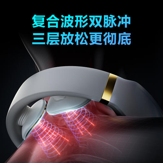 SKG 颈椎按摩仪 K61-X  炫彩晨曦白 商品图5