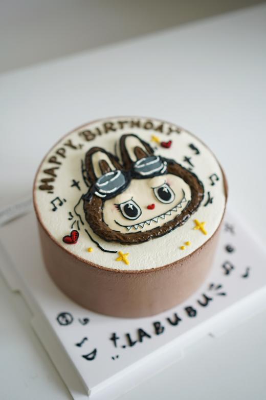 手绘奶油蛋糕 | 鲜果原味奶油 - 拉布布 商品图0