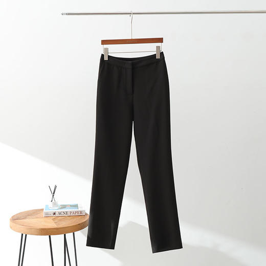 洛诗琳05129气质通勤西装裤2025新款高腰显瘦直筒长裤0837 商品图3