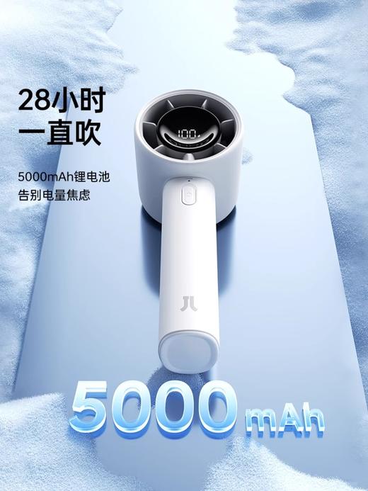 【几素新品】高速节能手持小风扇小风炮usb迷你便携式风扇大风力夏天户外手拿电风扇学生宿舍电扇充电小型 商品图3