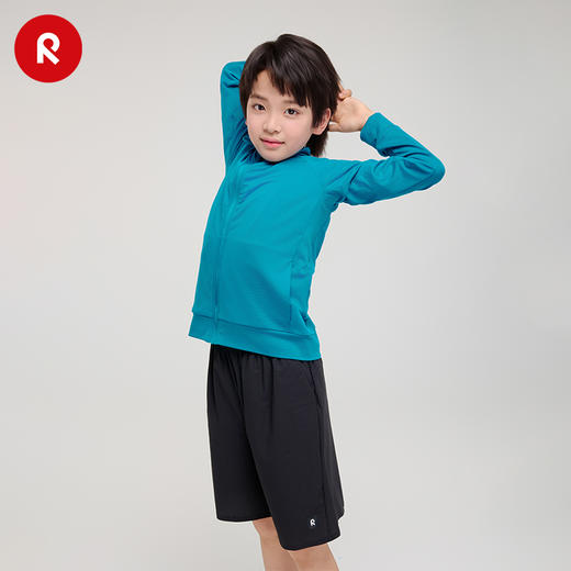 芬兰Reima2025春夏新款男女儿童中童运动防晒吸湿排汗针织夹克 商品图3