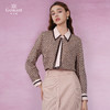 乔万尼新品时尚撞色衬衫长袖上衣EI2C849 商品缩略图1