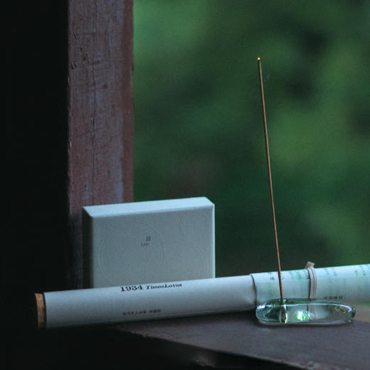 莲池琉璃香插 | 70*32*14mm 线香香托 焚香赏器 信贴礼盒 空山时 商品图3