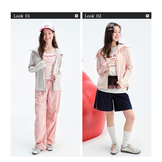 笛莎Deesha青少年女童外套2025夏季女童防晒服 商品图3