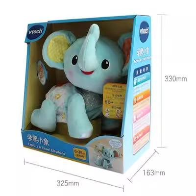 伟易达学爬小象婴幼学爬行引导玩具宝宝玩偶早教音乐知识语音互动 商品图4