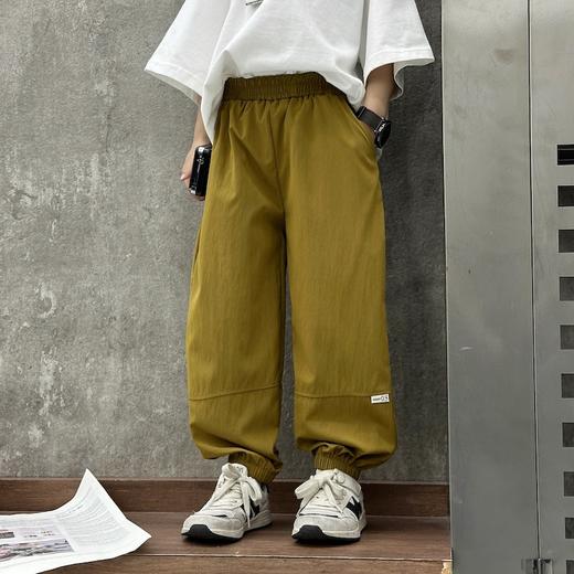 【舒适有型，轻薄透气】儿童防蚊裤 夏季薄款运动裤 男童冰感休闲束口裤 女童外穿宽松防晒裤-QQ 商品图6