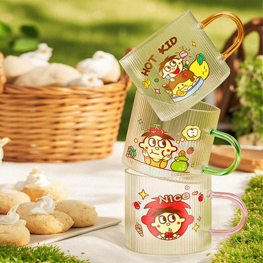 旺旺玻璃杯   高硼硅把手玻璃杯 商品图1