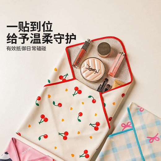 摩登主妇化妆包百贴布魔术布大容量便携收纳包单反相机镜头自粘布 商品图4