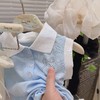 【秒杀】巴鲁熊女童夏季学院风休闲POLO领百褶公主连衣裙背心裙公主背心裙80-150 商品缩略图8