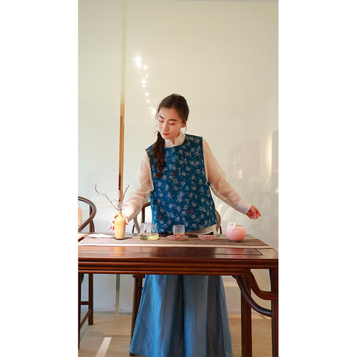 【2026东衣作】飘纱裤（25709035A微雨-设计师） 商品图3