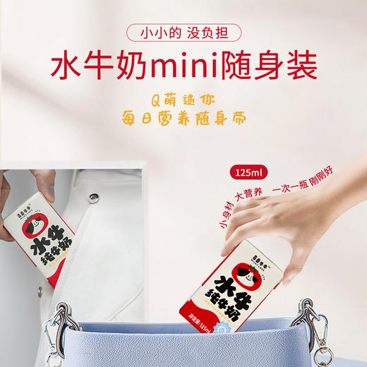 喜番牛牛水牛纯牛奶mini125ml*9 商品图5