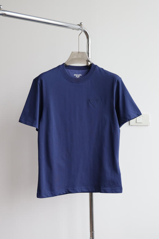 P.R.D 高密pima双纱棉平纹 圆领短袖T恤 TX466 商品图5
