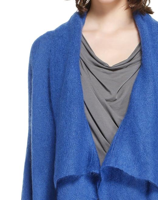 A1131338M03  玛丝菲尔Marisfrolg Marisfrolg/玛丝菲尔 时尚马海毛优雅针织衫开衫 商品图3