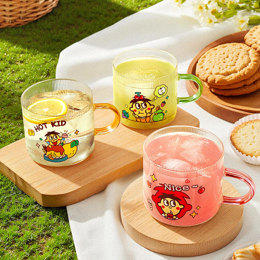 旺旺玻璃杯   高硼硅把手玻璃杯 商品图0