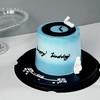 烤爱·蓝色唱片机·ins风系列·男士蛋糕·生日蛋糕/节日蛋糕/聚会/下午茶/巨巨巨出片！ 商品缩略图1