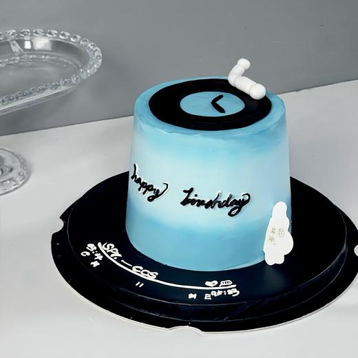 烤爱·蓝色唱片机·ins风系列·男士蛋糕·生日蛋糕/节日蛋糕/聚会/下午茶/巨巨巨出片！ 商品图1