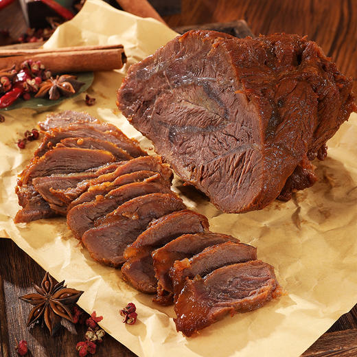 洛杉奇鲜货/卤味 卤香牛肉约430克/袋 （京东快递） 商品图3