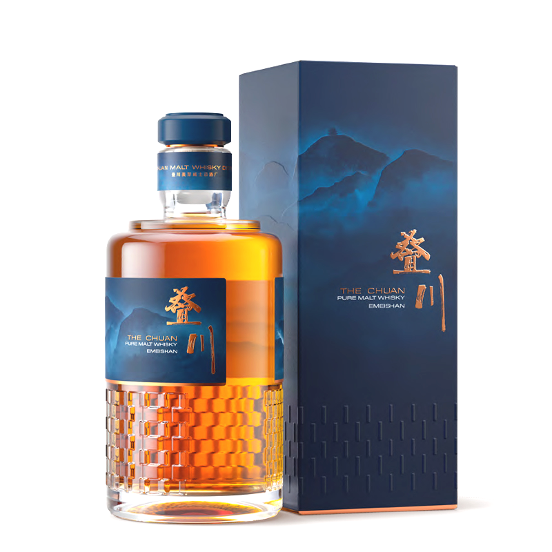 叠川纯麦芽威士忌40%vol 700ml