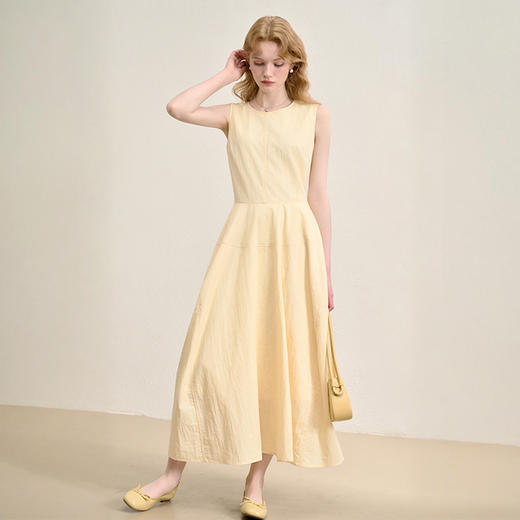 【限时秒杀】法式浪漫简约大气背心花苞裙女夏季收腰无袖连衣裙V0051076 商品图3