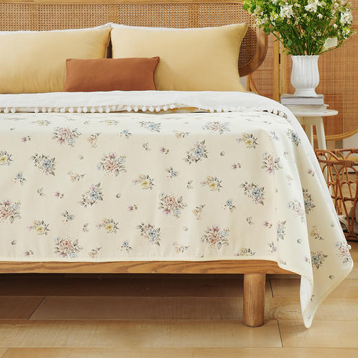 夏日玫瑰系列床单单件纯棉100全棉老粗布单人双人四季通用高端定制 商品图0