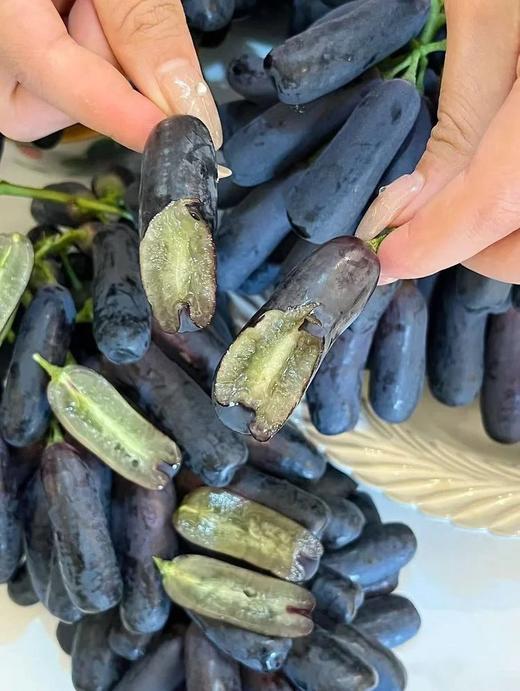 【顺丰/京东包邮】澳洲进口黑美人指黑提&甜地球青提无籽爆甜颗颗都是小糖豆顺丰京东基地直邮 商品图2