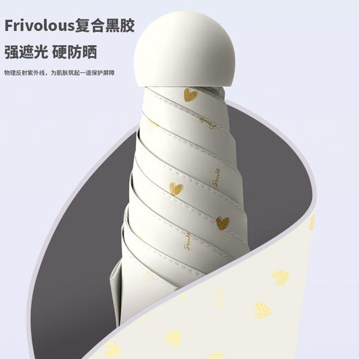 天玮五折六骨印花遮阳伞  轻便不占地儿 商品图2