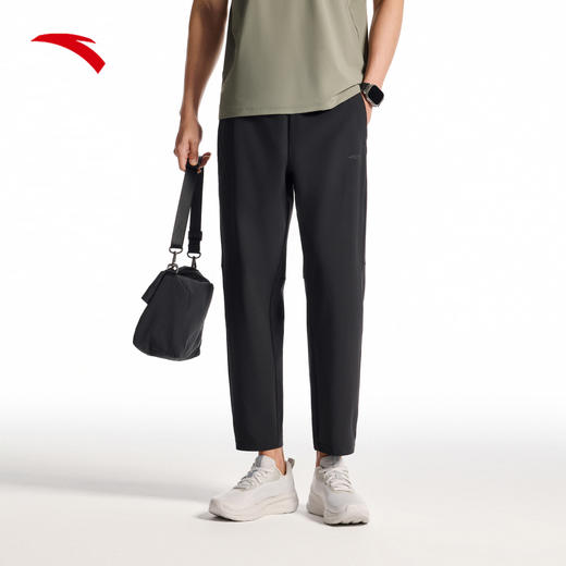 安踏速干运动长裤男士夏季新款梭织九分裤健身跑步裤子152525501 商品图0