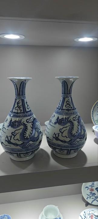 元青花龙纹玉壶春 商品图0