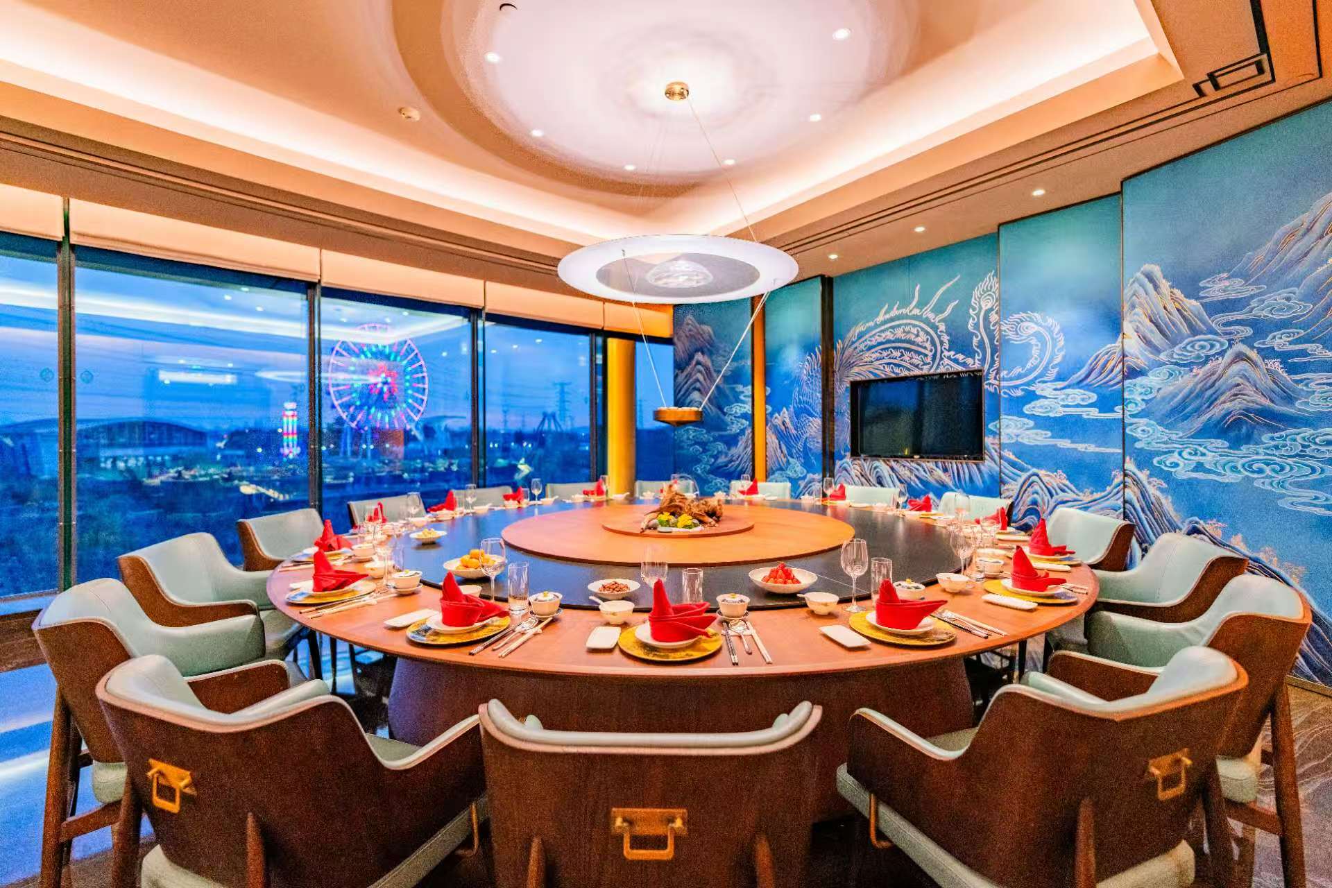 【深坑酒店】彩丰楼10-12人包房套餐