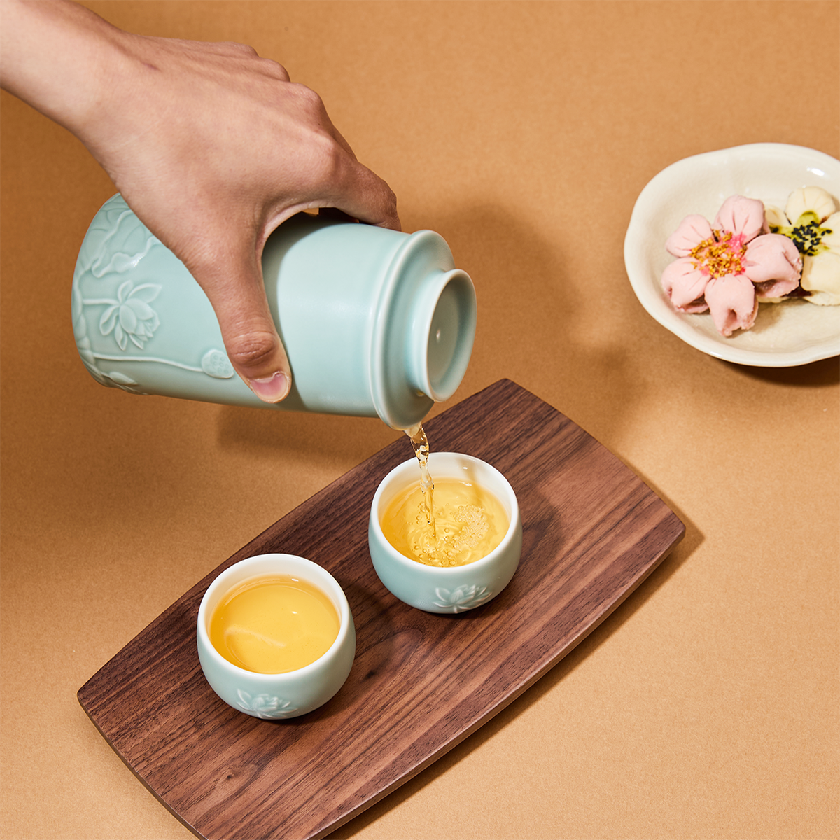 和谐泡茶器1壶2杯  壶260ml (双层) /杯70ml