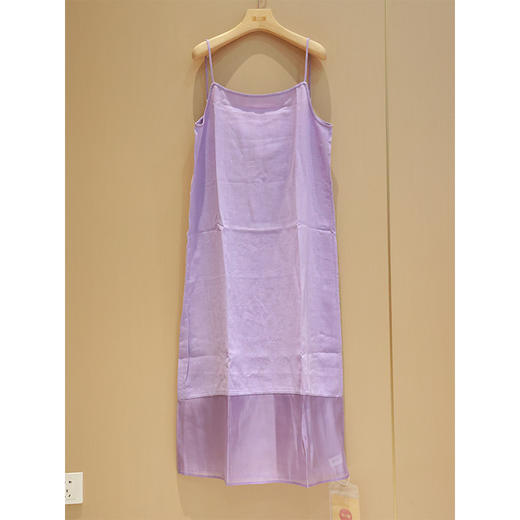 【抖音专属】拼接吊带裙（23718219-暮山紫-结缘款） 商品图0