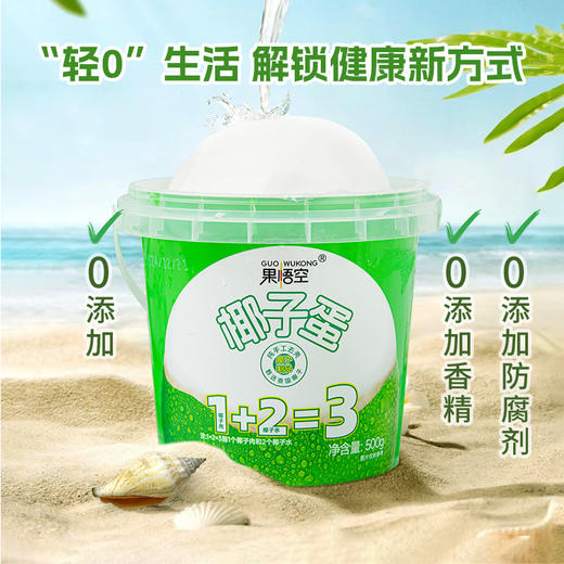 悟空椰子蛋0添加甄选泰国进口香水椰椰子蛋一个椰子肉两份椰子水椰子鸡好搭配0添加 商品图2